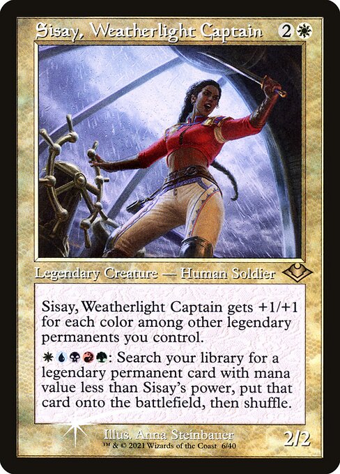 Sisay, Weatherlight Captain 6