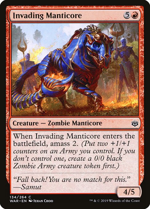 Invading Manticore 134