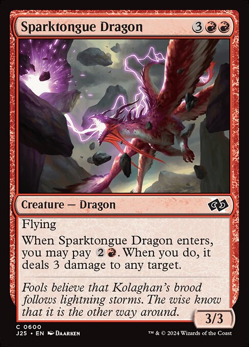 Sparktongue Dragon 600