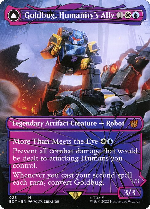 Goldbug, Humanity's Ally // Goldbug, Scrappy Scout 25