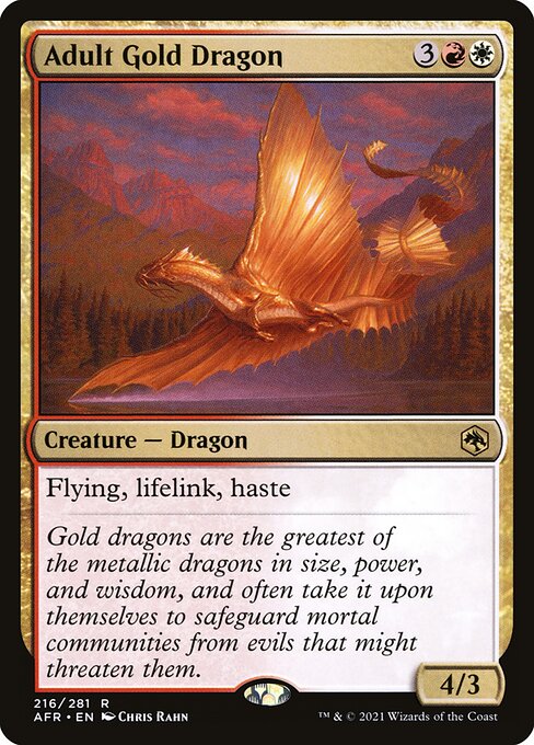 Adult Gold Dragon 216