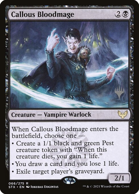 Callous Bloodmage 66p