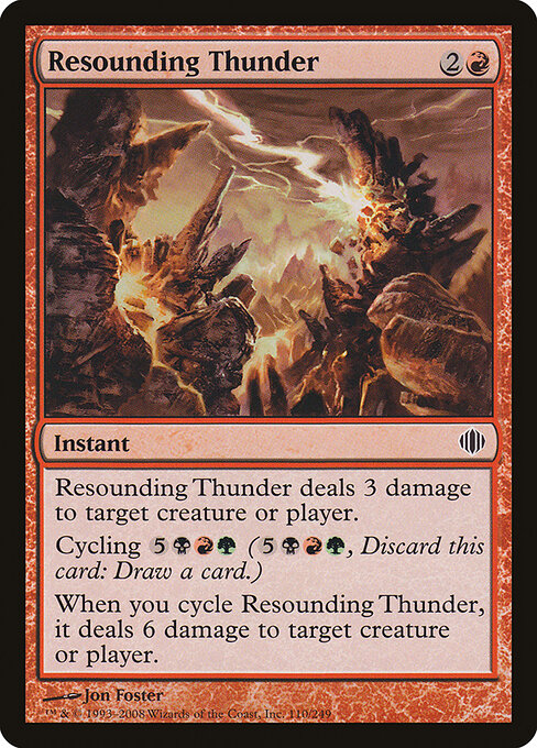 Resounding Thunder 110