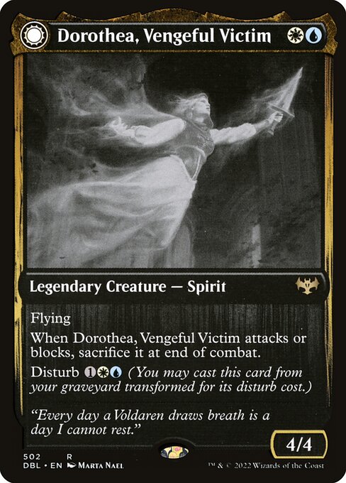 Dorothea, Vengeful Victim // Dorothea's Retribution 502