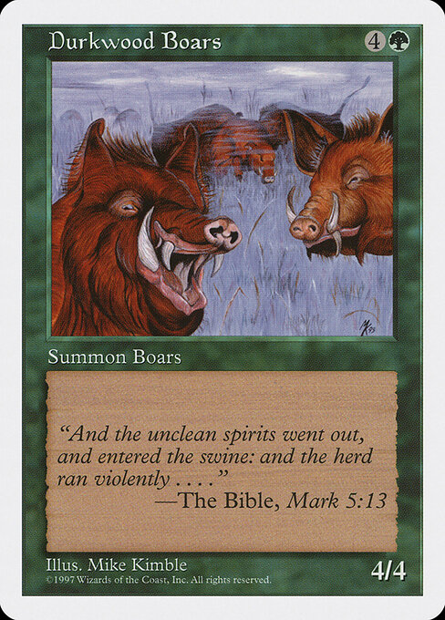 Durkwood Boars 289