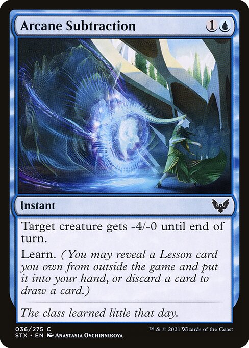 Arcane Subtraction 36