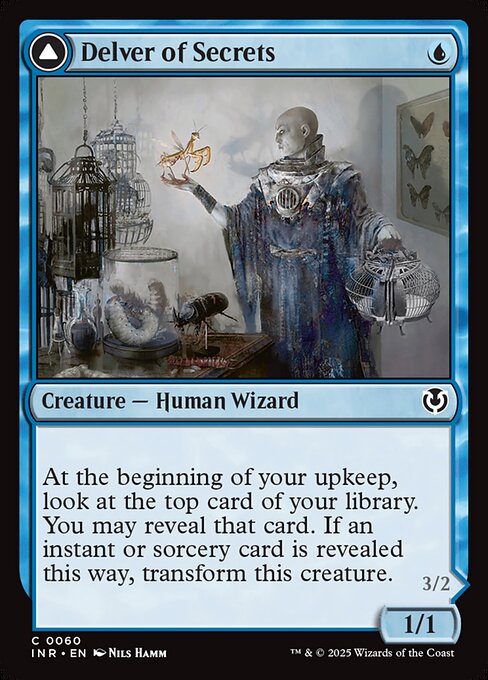 Delver of Secrets // Insectile Aberration 60