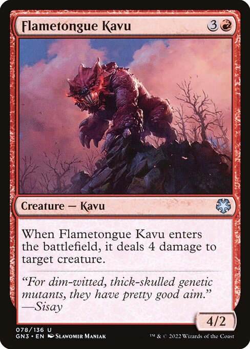 Flametongue Kavu 78