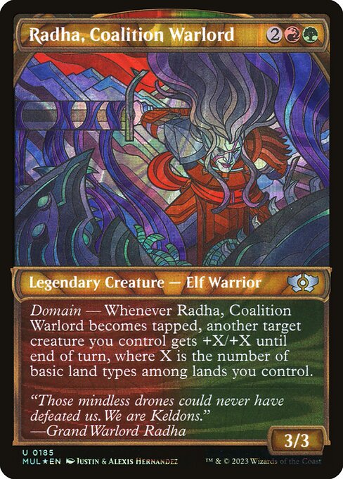 Radha, Coalition Warlord 185