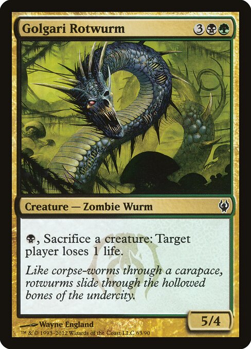 Golgari Rotwurm 63