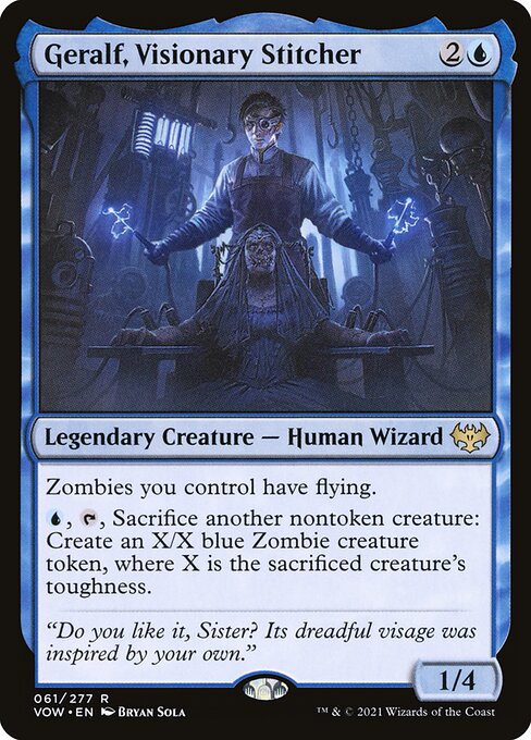 Geralf, Visionary Stitcher 61