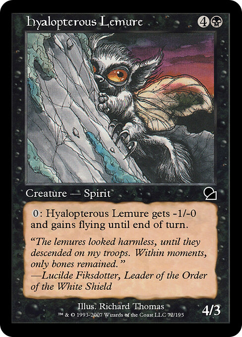 Hyalopterous Lemure 72