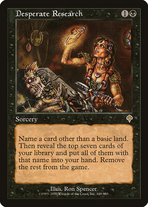 Desperate Research 100