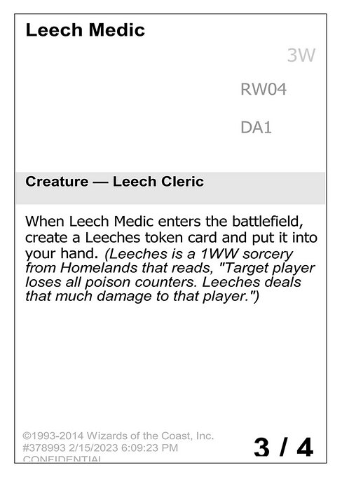 Leech Medic RW04