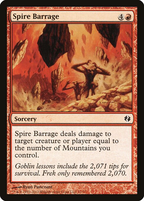 Spire Barrage 71