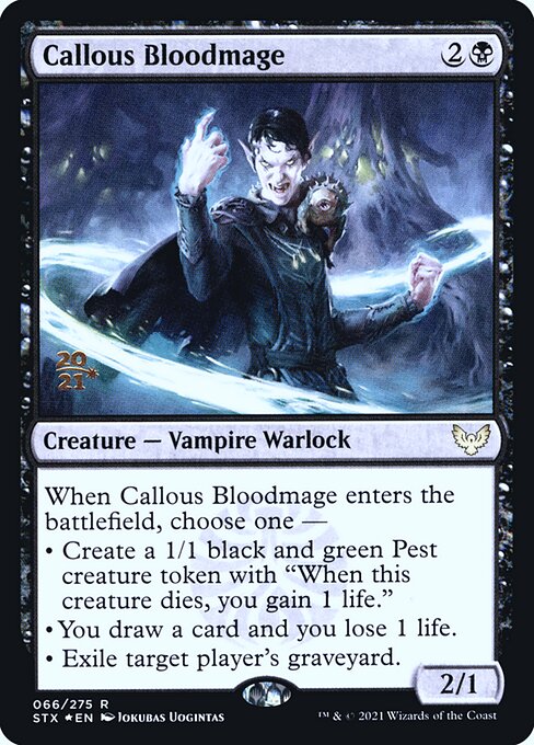 Callous Bloodmage 66s