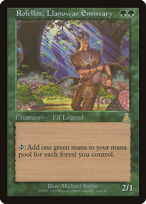 Rofellos, Llanowar Emissary 118