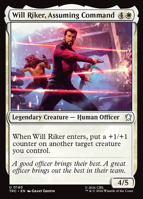 Will Riker, Assuming Command 140