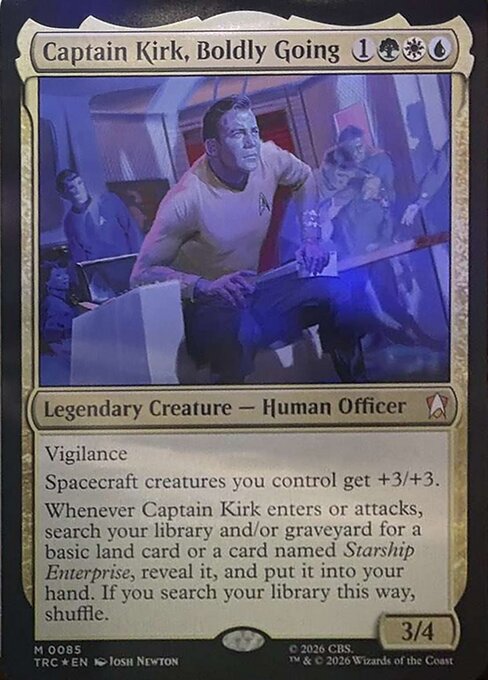 Captain Kirk, Boldly Going 85