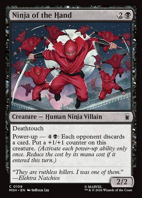 Ninja of the Hand 108