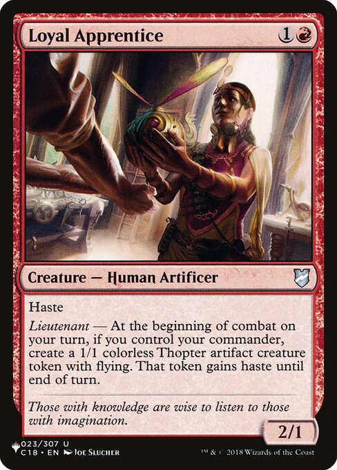 Loyal Apprentice C18-23