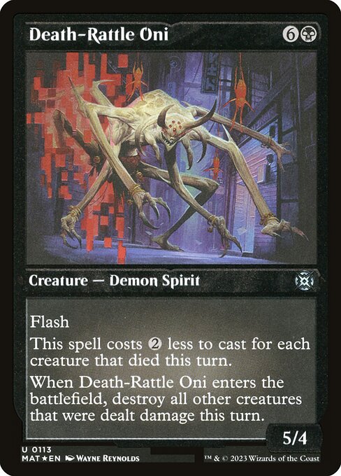 Death-Rattle Oni 113