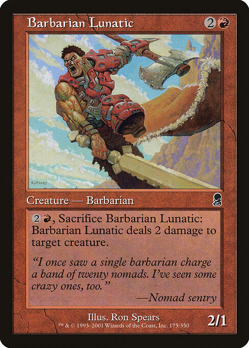 Barbarian Lunatic 175