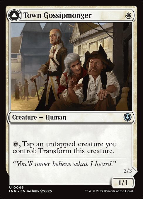 Town Gossipmonger // Incited Rabble 46