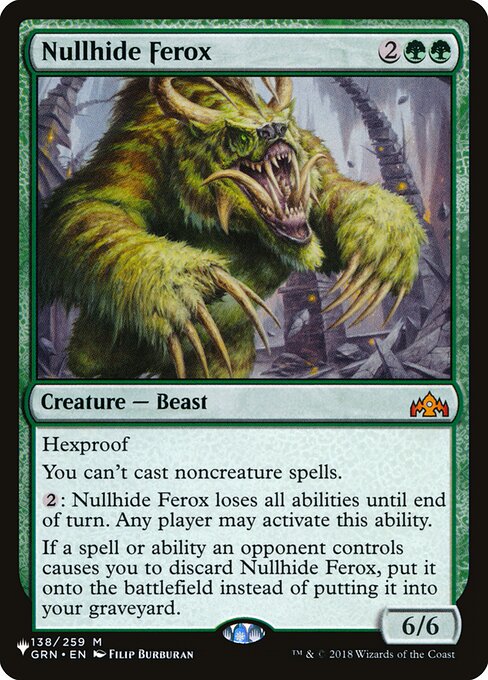 Nullhide Ferox GRN-138