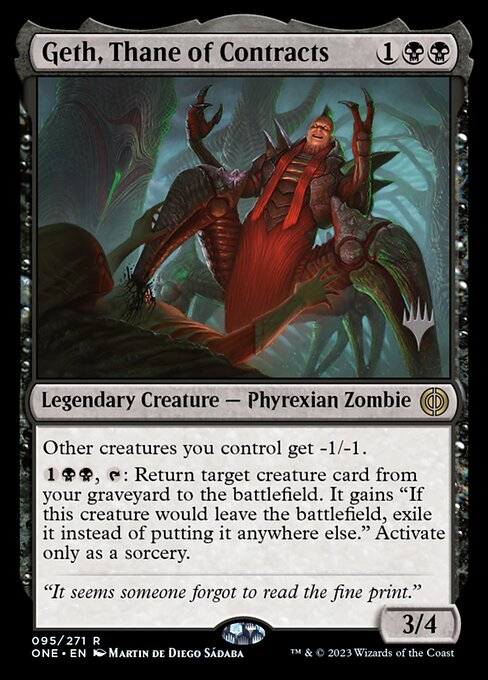 Geth, Thane of Contracts 95p
