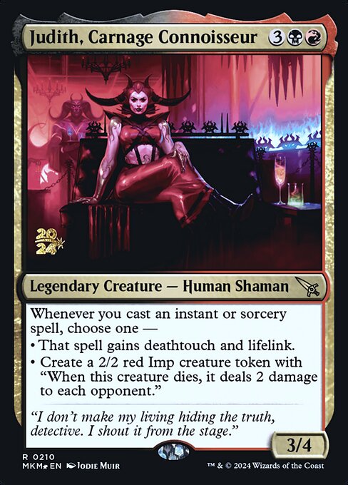 Judith, Carnage Connoisseur 210s