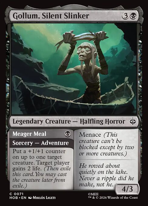 Gollum, Silent Slinker // Meager Meal 71