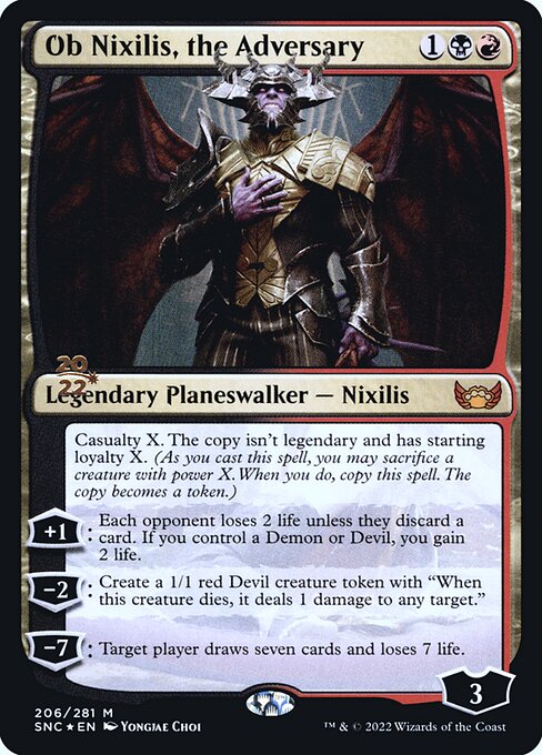 Ob Nixilis, the Adversary 206s