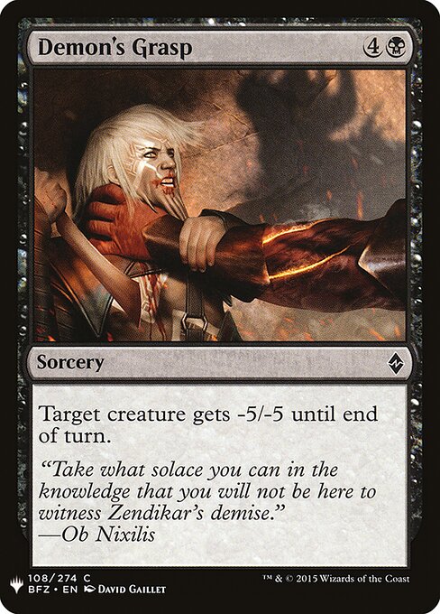 Demon's Grasp BFZ-108