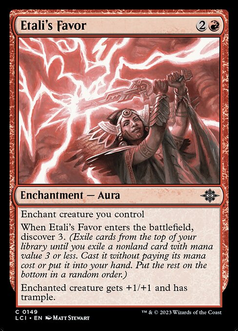 Etali's Favor 149