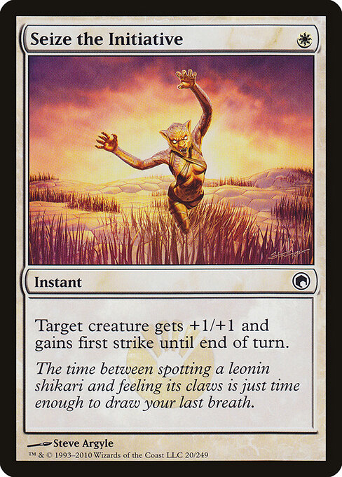 Seize the Initiative 20