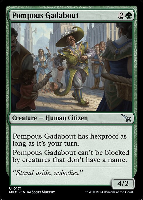 Pompous Gadabout 171