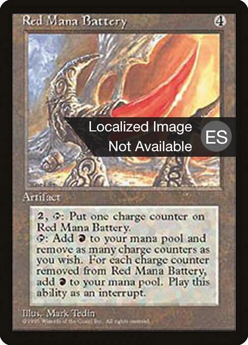 Red Mana Battery 343