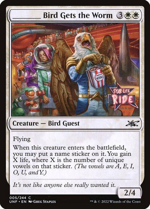 _____ Bird Gets the Worm 5