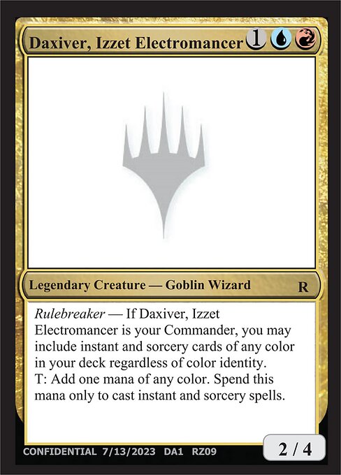 Daxiver, Izzet Electromancer RZ09