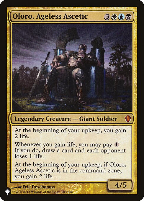 Oloro, Ageless Ascetic C13-203