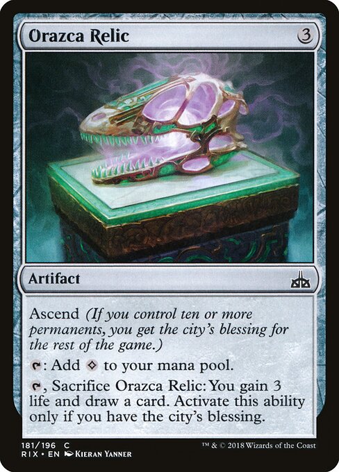Orazca Relic 181