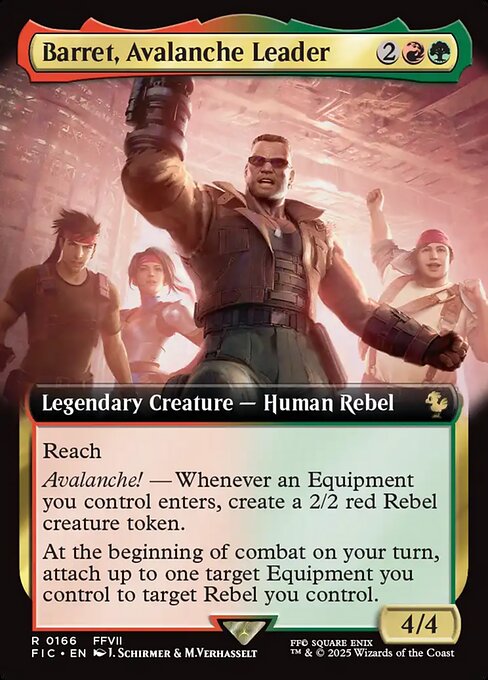 Barret, Avalanche Leader 166