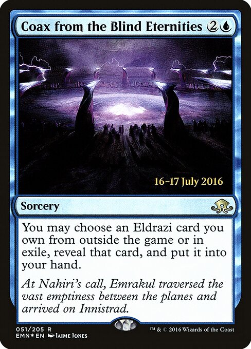 Coax from the Blind Eternities 51s