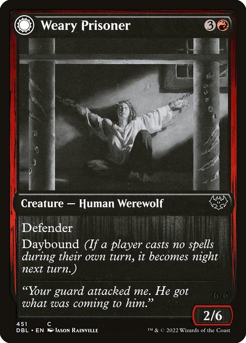 Weary Prisoner // Wrathful Jailbreaker 451