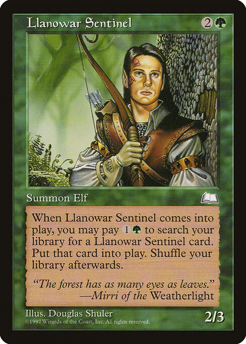 Llanowar Sentinel 134