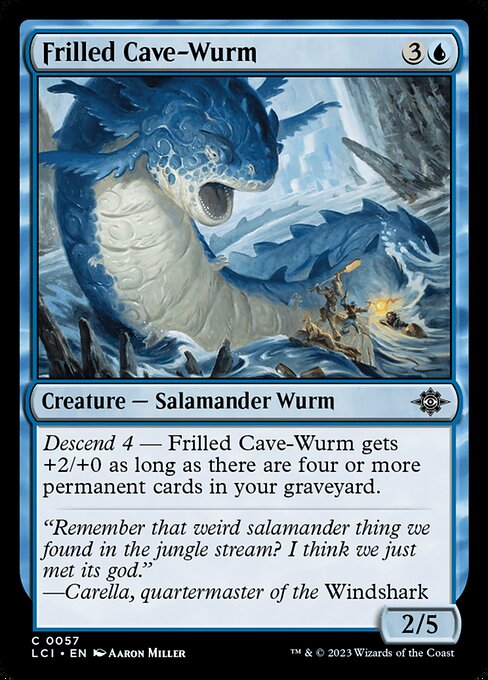 Frilled Cave-Wurm 57