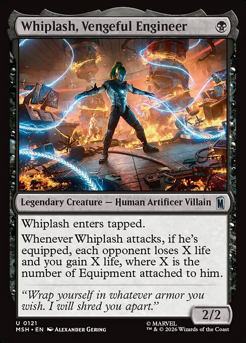 Whiplash, Vengeful Engineer 121