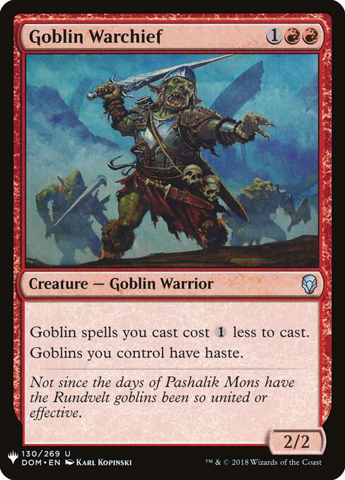 Goblin Warchief DOM-130