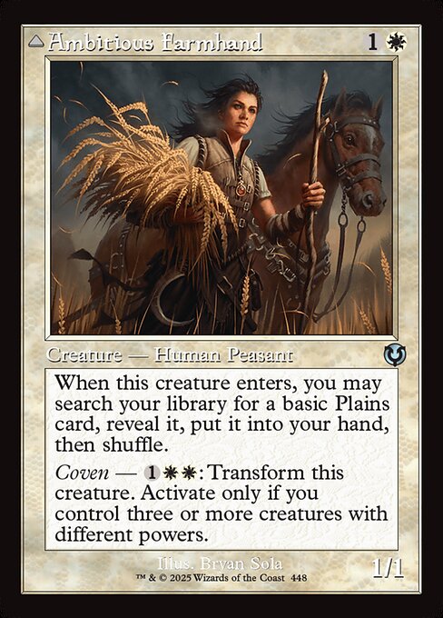 Ambitious Farmhand // Seasoned Cathar 448
